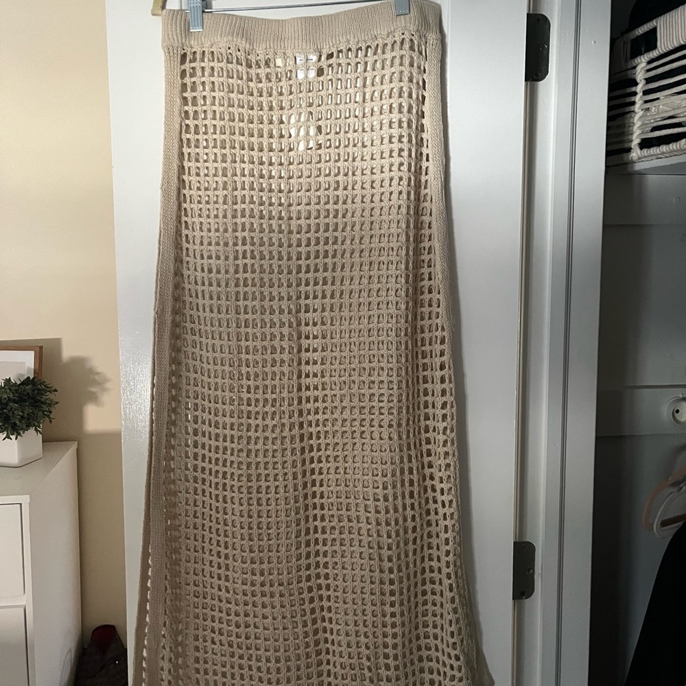Ruby and jenna mesh beach skirt cover up